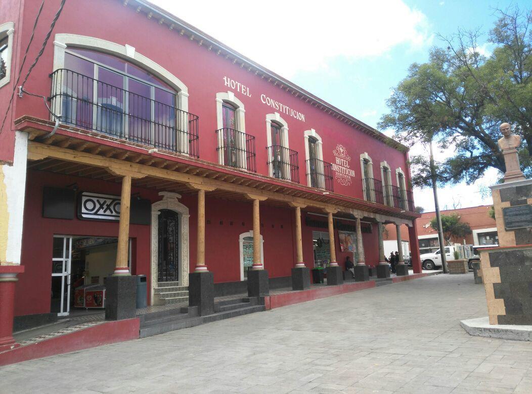 Hotel Constitucion Tepeapulco Bagian luar foto